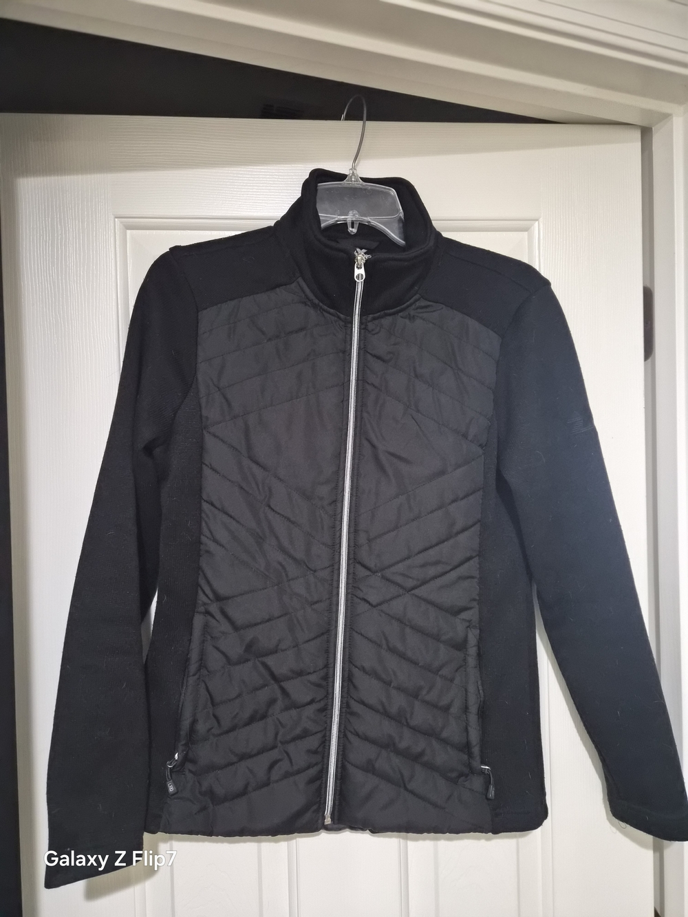 ZeroXposur Women's Black Quilted Zip Jacket